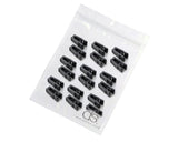 20 Pcs Non-slip Hanging Clips Clothespins - Black