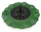 Lotus Leaf Shaped Floating Solar Fountain