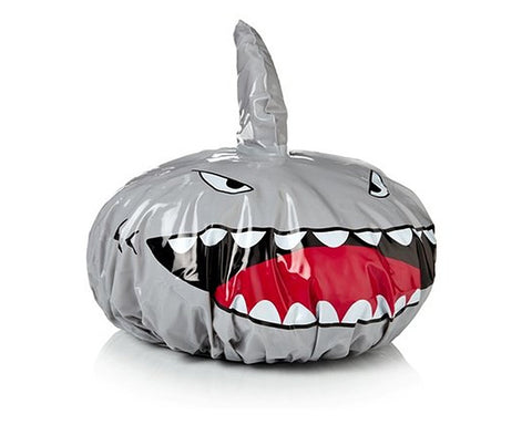 Shark Shape Shower Cap - Silver