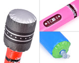 6 Pieces 24cm Inflatable Microphone Balloon