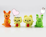 Pencil Erasers 20 Pieces Animal Erasers