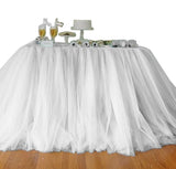 Tulle Table Skirt for Wedding Party Decoration