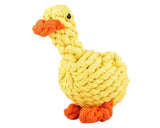 3 Pcs Durable Dog Chew Toys Pet Dog Toy Set - Giraffe, Bear and Duck