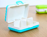 Portable Pill Box 6 Compartments in Suitcase Shape