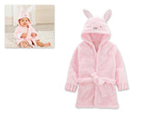 Multiple Size Animal Hooded Bathrobe for Kids 1 - 5 Years Old