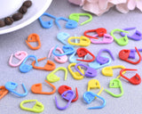 120 Pieces Knitting Crochet Locking Stitch Markers with Compartment Box