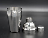 5 Pieces Stainless Steel Cocktail Set with 550ml Cocktail Shaker