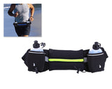 Hydration Belt with 2 Pockets for Water Bottles