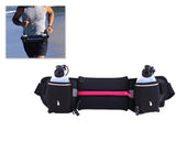 Hydration Belt with 2 Pockets for Water Bottles