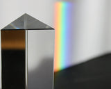 15cm Crystal Optical Glass Triangular Prism with Gift Box