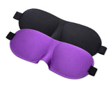 2 Pieces 3D Sleeping Eye Masks with Elastic Strap