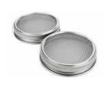 Sprouting Jar Lids 4 Pcs Stainless Steel Sprouting Lids for Mason Jars