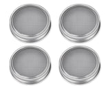 Sprouting Jar Lids 4 Pcs Stainless Steel Sprouting Lids for Mason Jars