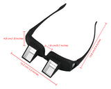 Lazy Reader Glasses Prism Glasses Lying Down Bed Horizontal Watching TV Reading Spectacles horizontal Lazy Glasses