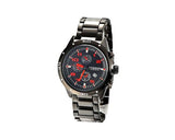 Men Quartz Adjustable Steel Band Calendar Chronometer Watch