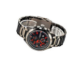 Men Quartz Adjustable Steel Band Calendar Chronometer Watch