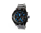 Men Quartz Adjustable Steel Band Calendar Chronometer Watch