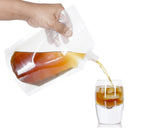 Concealable Alcohol Bags 6 Pieces Plastic Flasks with Plastic Funnel