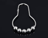 Stainless Steel Curtain Hooks 12 Pieces Curtain Rings