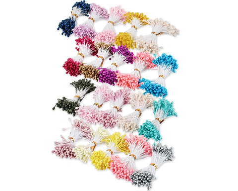 Flower Stamens 1800 Pieces 3 Millimeter Pearl Stamens