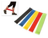 5 Pieces 60cm 5 Different Thickness Fitness Resistance Bands Set