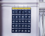 Classroom Pocket Chart 30 Pockets Hanging Organizer with 4 Hooks - Dark Blue