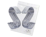 20 Pieces S Shape Hooks Hanging Hooks - Silver