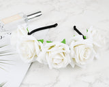 Flower Headband for Maternity Floral Rose Headpiece for Wedding