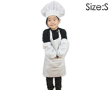 Chef Hat and Apron Set for Children Cooking