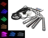 LED Car Interior Atmosphere Lights with IR Remote Controller