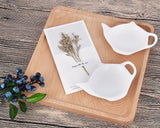 Teapot Shaped Teabag Holder Set of 4