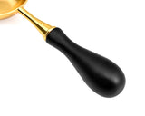 Ds. Distinctive Style Retro Wax Spoon with Wooden Handle for Sealing Stamp (Large 1.2 Inches Diameter)