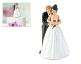 Bride and Groom Cake Topper Cake Figurine for Wedding Cake Decoration