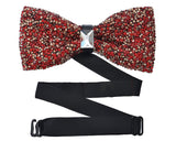 Luxurious Shinning Wedding Bow Tie for Men Set of 2