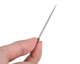 Titanium Toothpick Holder with Toothpick - Silver