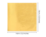 Leaf Imitation 300 Sheets Gold Leaf Silver Gilding Leaf Rose Gold Foil Sheets