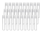 Plastic Test Tubes with Caps 30 Pieces Laboratory Tubes