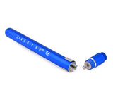 Nurse Penlight with Pupil Gauge Set of 2 - Blue and Silver