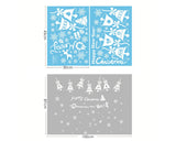 Christmas Window Stickers 6 Pieces Window Clings Decorations