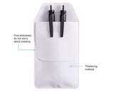 3 Color of Shirt Pocket Protectors PVC Made Set of 12