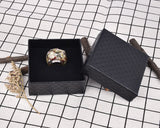 Rings for Kids Dried Flowers Resin Ring with Gift Box