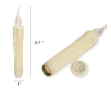 LED Window Candle Set of 6 Battery Operated Taper Candles