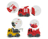 Construction Vehicles Truck Toys with Play Mat for Kids