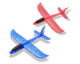 Foam Airplane 2 Pieces Foam Plane 13.5 Inches Throwing Circling Glider