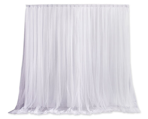 6.5 x 6.5 Feet Tulle Photography Backdrop