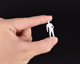 Unpainted Figures 1:50 Scale 100 Pieces Assorted Poses Miniature People