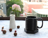 300ml Screw Shape Ceramic Coffee Mug