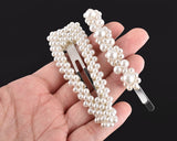 Pearls Hair Clips 4 Pieces Bridal Hair Barrettes