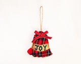 Christmas Tree Ornaments 8 Pieces Rustic Xmas Hanging Decorations