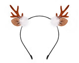 Deer Antler Headband Reindeer Hair Band for Christmas Party